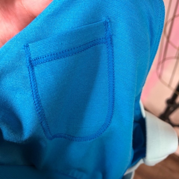 Lululemon Contrast V Neck X Cross Back Top - Picture 6 of 8